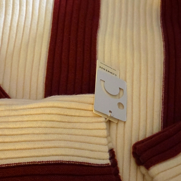 Commense NWTs Ribbed Colorblock Turtleneck Sweater - Picture 10 of 10